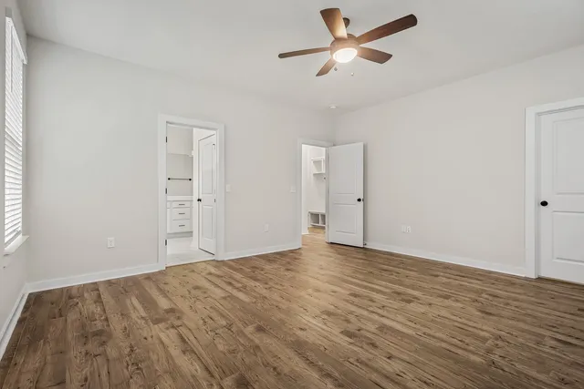 wooden floor in an empty room