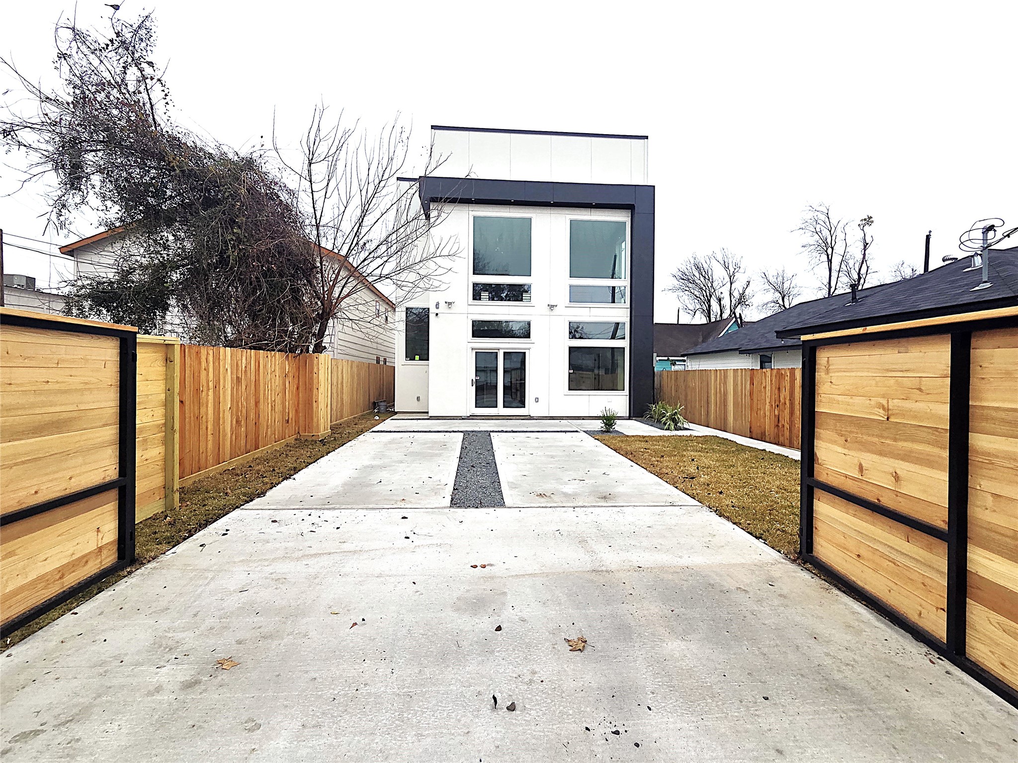 a view of balcony with staircase