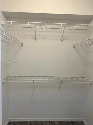 a close view of closet