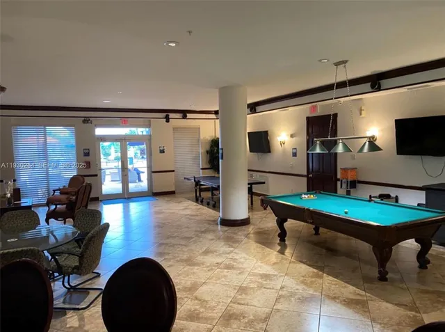 a view of building and lake