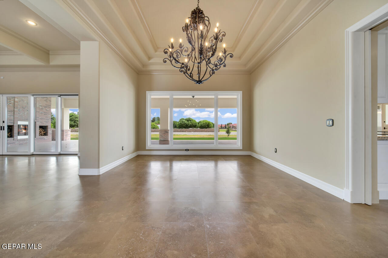 7 Cielo Del Este Anthony, NM 88021 - Photo 22 of 95 a view of gallery with chandelier