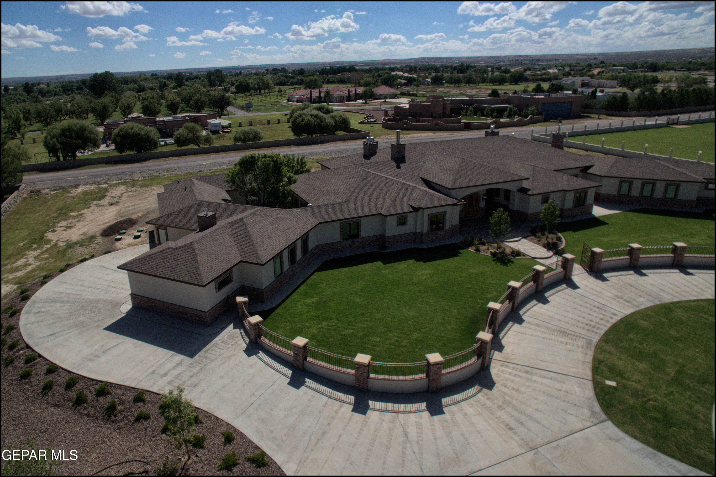 7 Cielo Del Este Anthony, NM 88021 - Photo 6 of 95 an aerial view of a house having outdoor space
