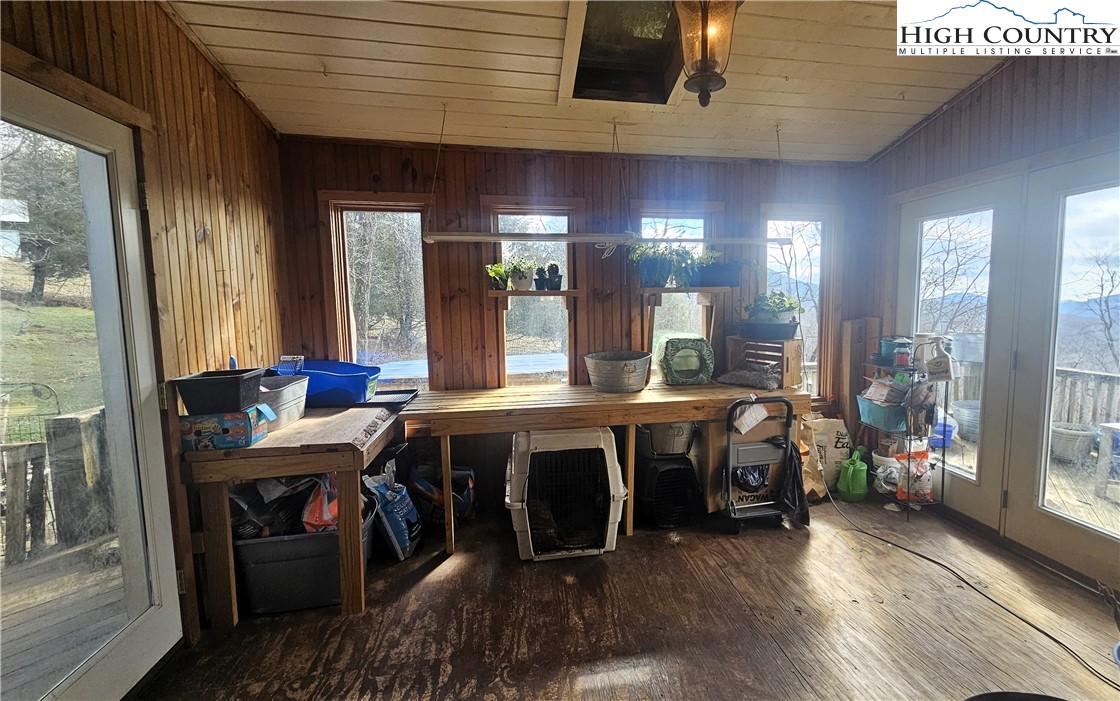 480 Schoolhouse Ridge Boone, NC 28607 - Photo 22 of 47 a view of a room with furniture window and wooden floor