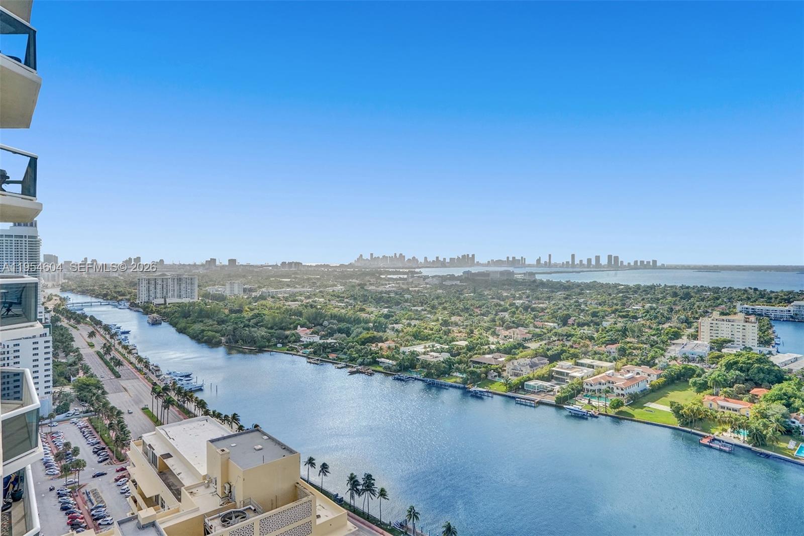 4775 Collins Avenue, Unit 3007 Miami Beach, FL 33140 - Photo 11 of 60 an aerial view of residential building and lake