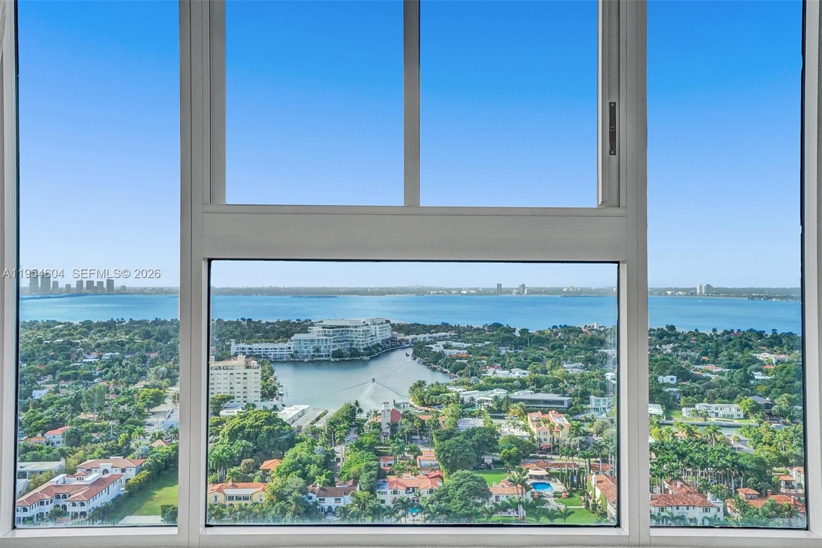 4775 Collins Avenue, Unit 3007 Miami Beach, FL 33140 - Photo 31 of 60 a view of a garden from a window