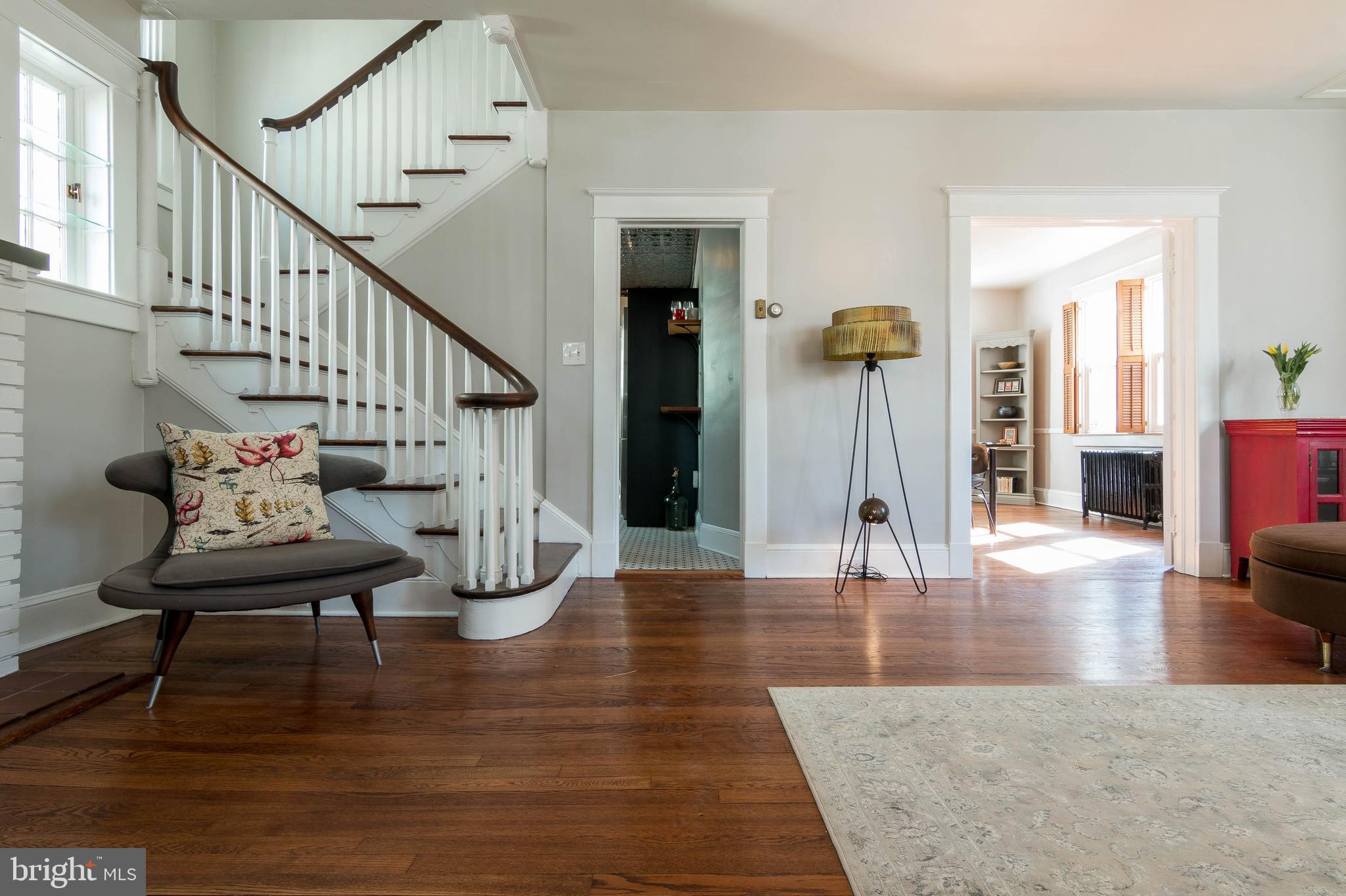 5809 Clearspring Road Baltimore, MD 21212 - Photo 3 of 42 Original banister & refinished floors!