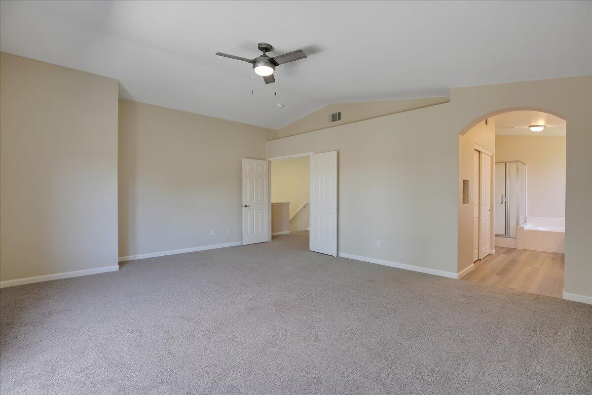 321 Alder Lane Buellton, CA 93427 - Photo 20 of 42 a view of an empty room with a ceiling fan