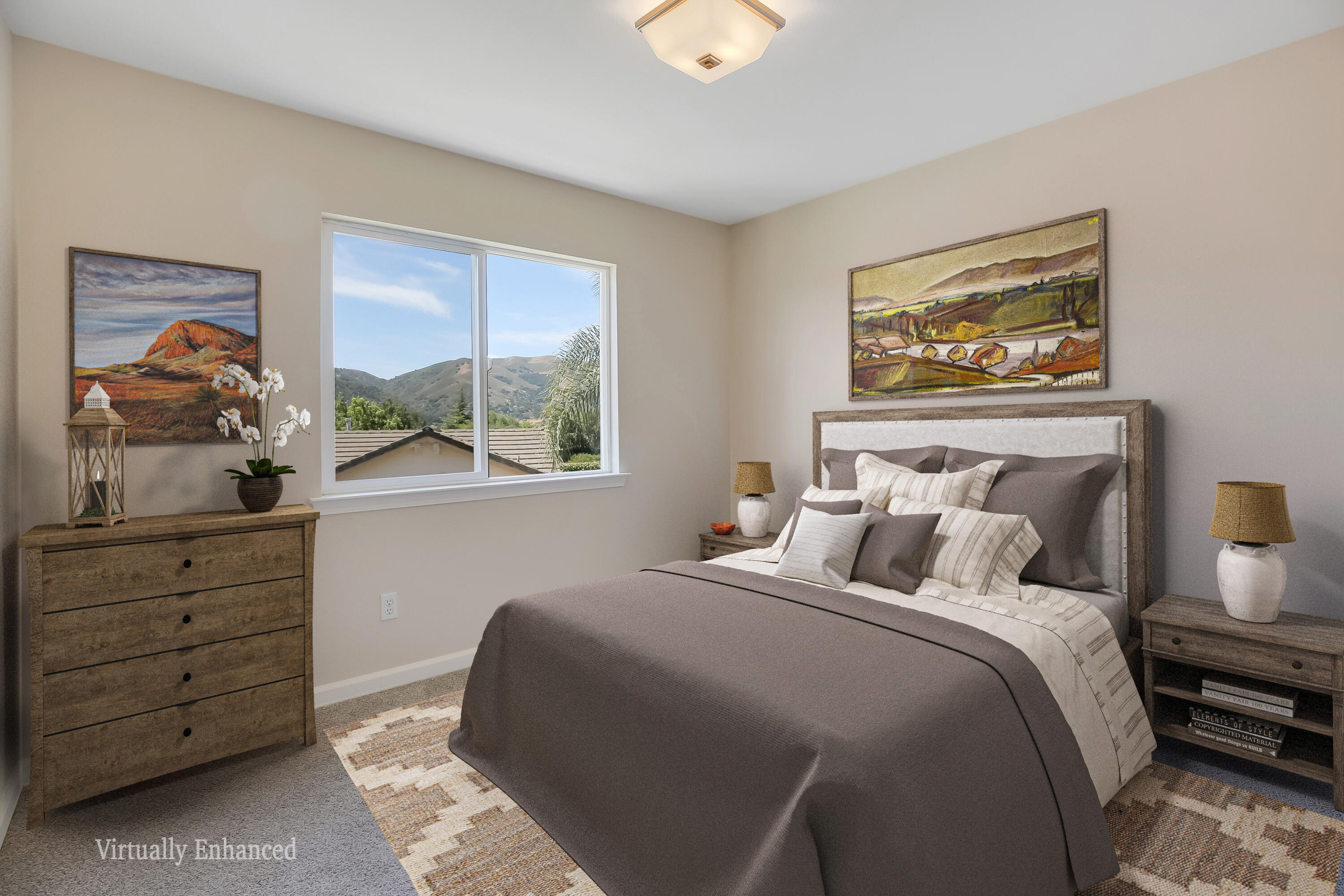 321 Alder Lane Buellton, CA 93427 - Photo 25 of 42 a bedroom with a bed and a dresser next to a window