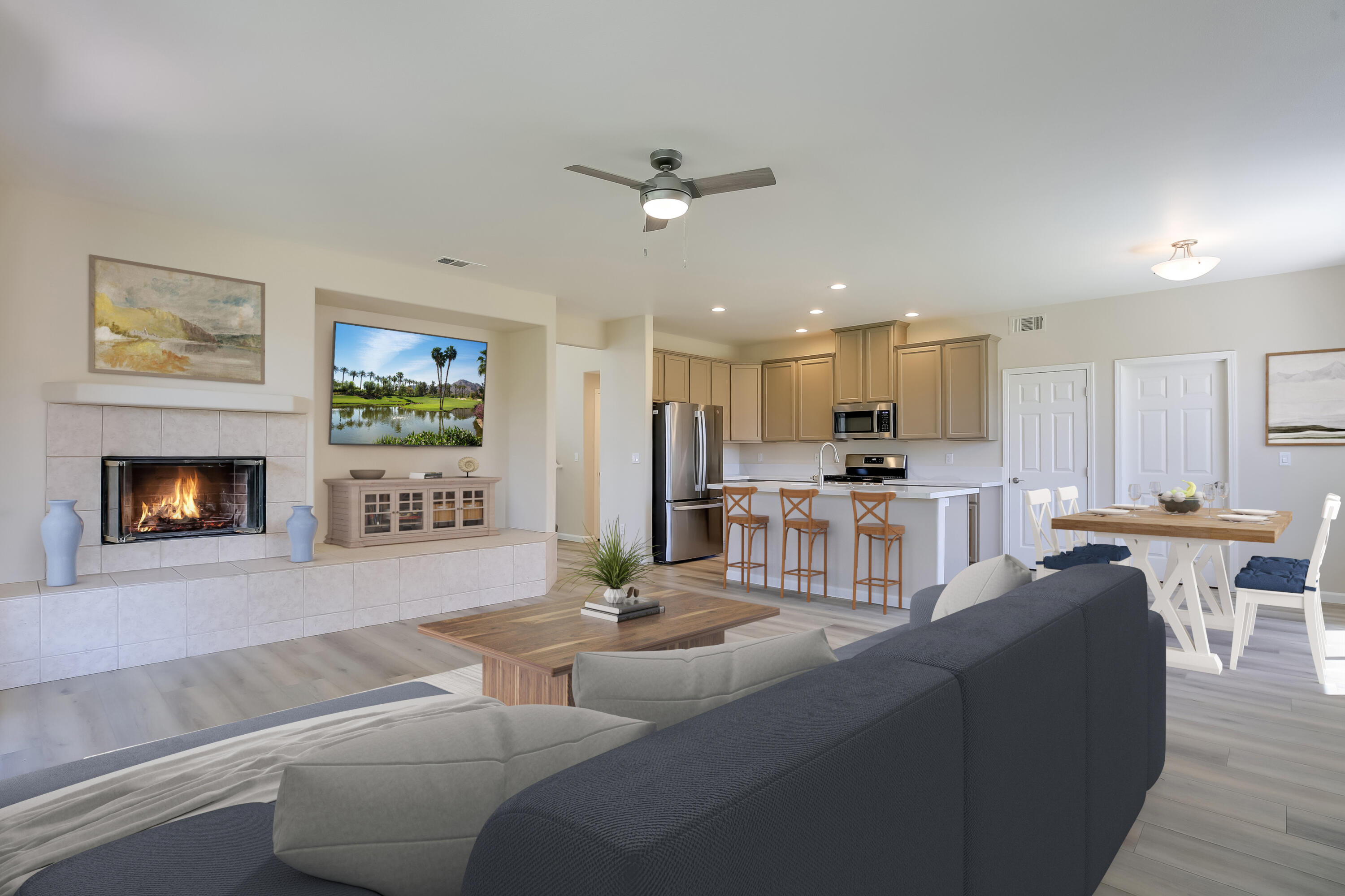 321 Alder Lane Buellton, CA 93427 - Photo 9 of 42 a living room with furniture and a kitchen