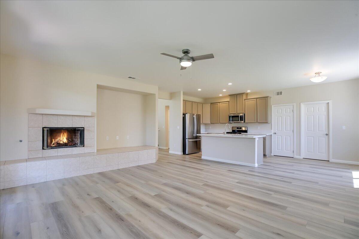 321 Alder Lane Buellton, CA 93427 - Photo 10 of 42 a view of kitchen with sink microwave and refrigerator