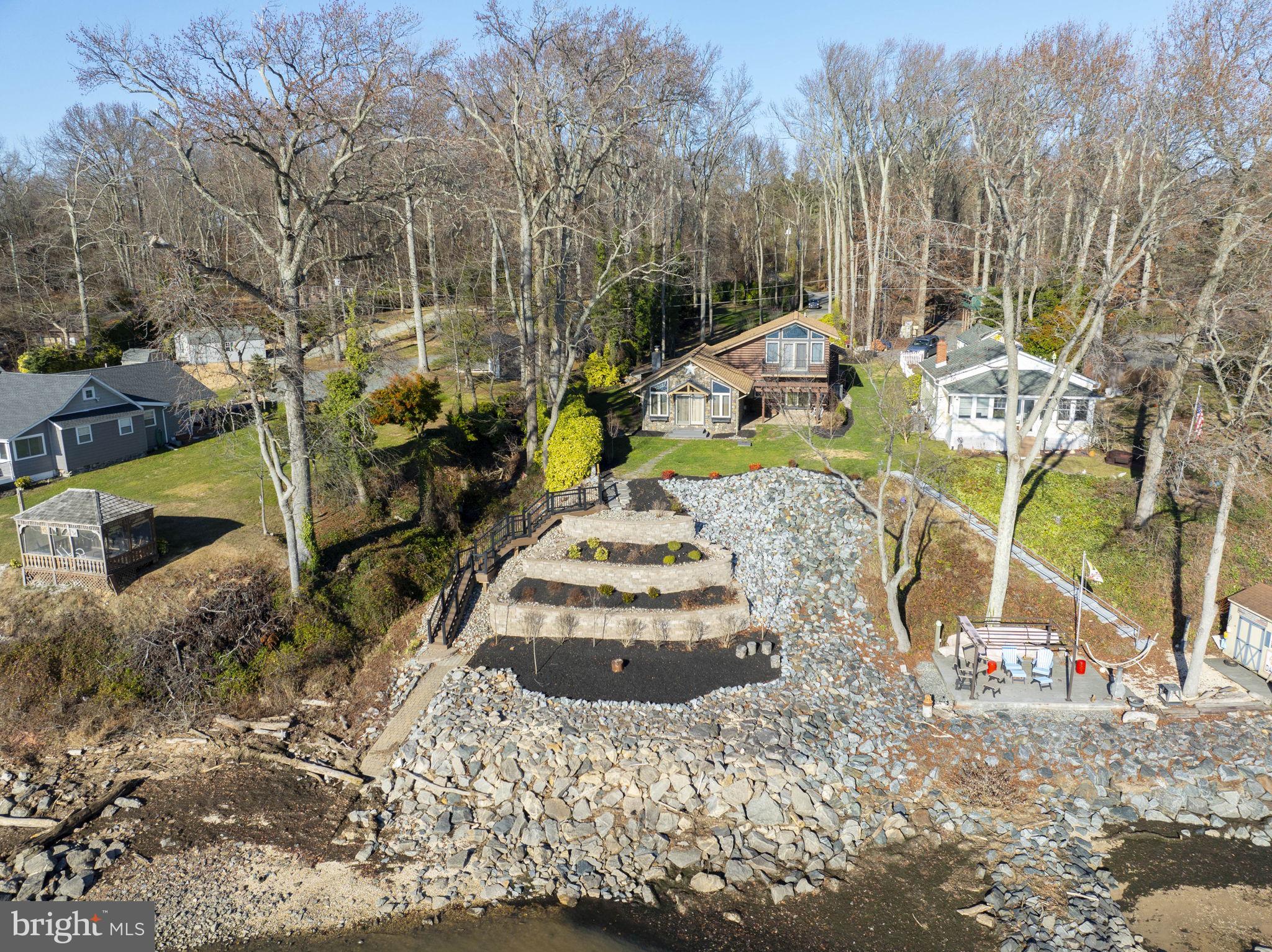 16 High Point Road Perryville, MD 21903 - Photo 50 of 61 New retaining walls provide stability