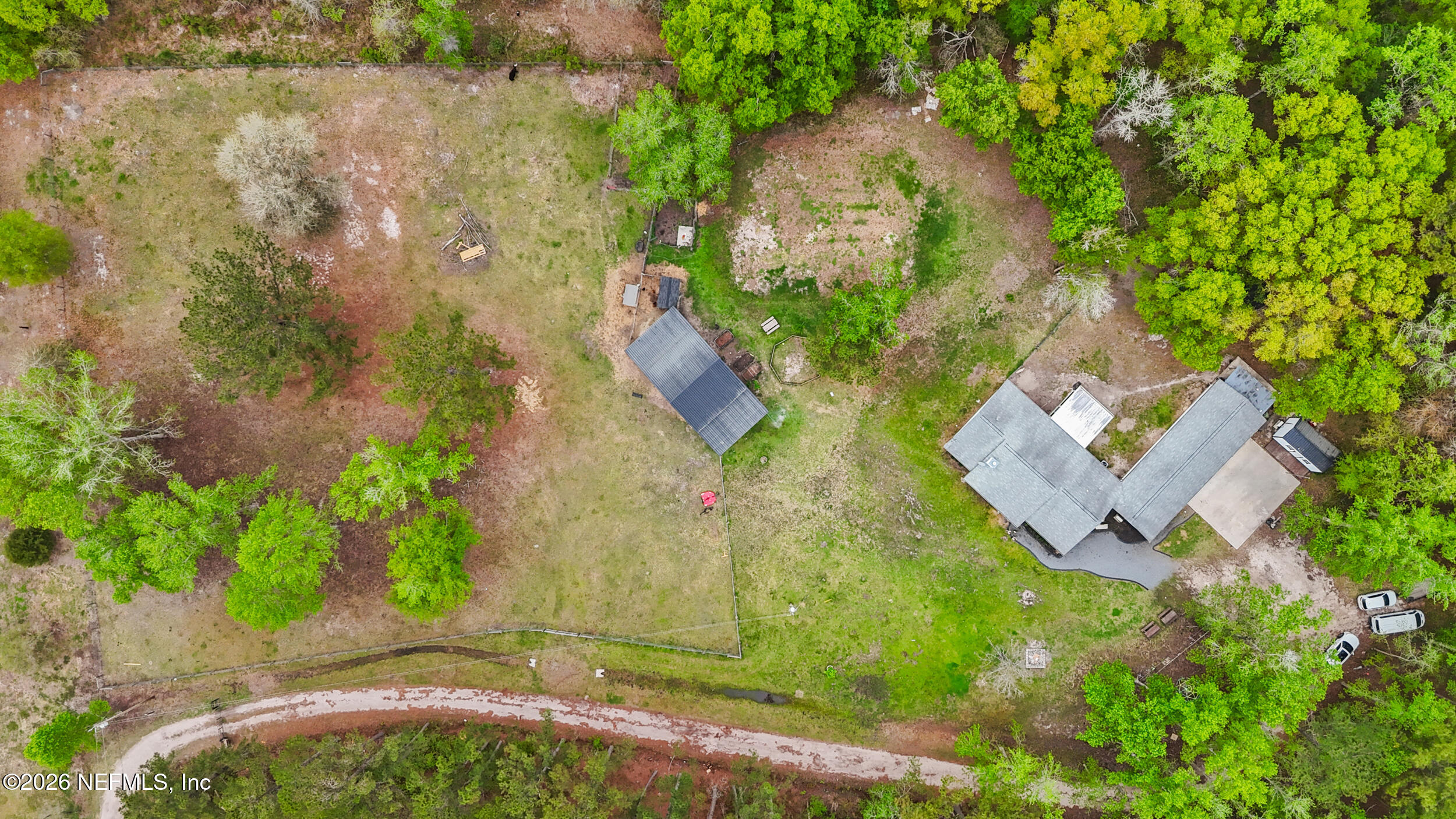 2030 Wayfare Lane Middleburg, FL 32068 - Photo 37 of 46 an aerial view of a house with yard