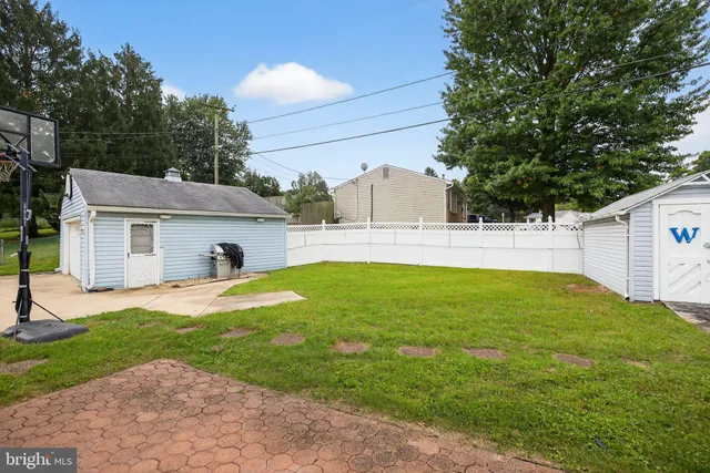 a view of a backyard of the house