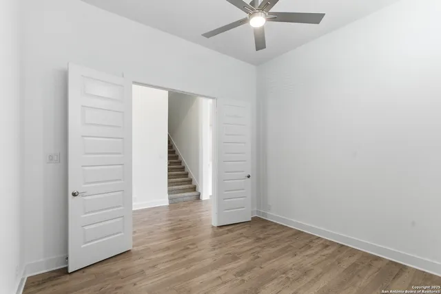 wooden floor in an empty room
