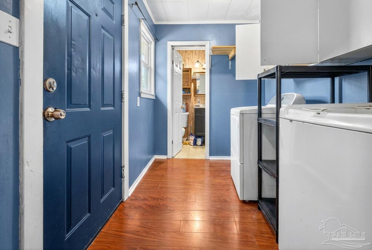 6253 Allentown Road Milton, FL 32570 - Photo 15 of 31 a view of a kitchen from the hallway
