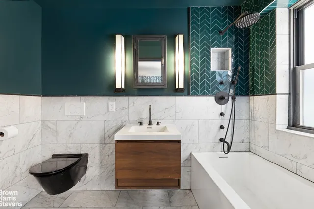 a bathroom with a sink and a bathtub