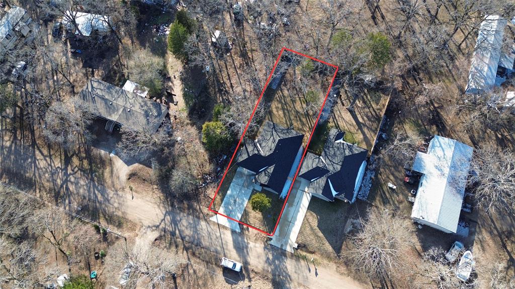 106 Ute Trail Mabank, TX 75156 - Photo 24 of 28 Aerial view of property's location featuring property parcel outlined