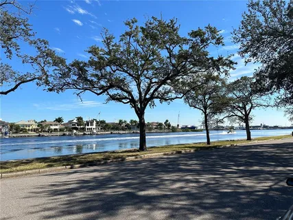 a view of an ocean with a nearby beach
