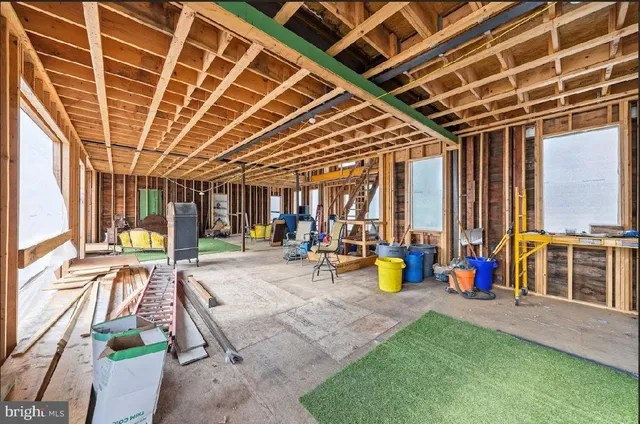 a view of outdoor space with seating area