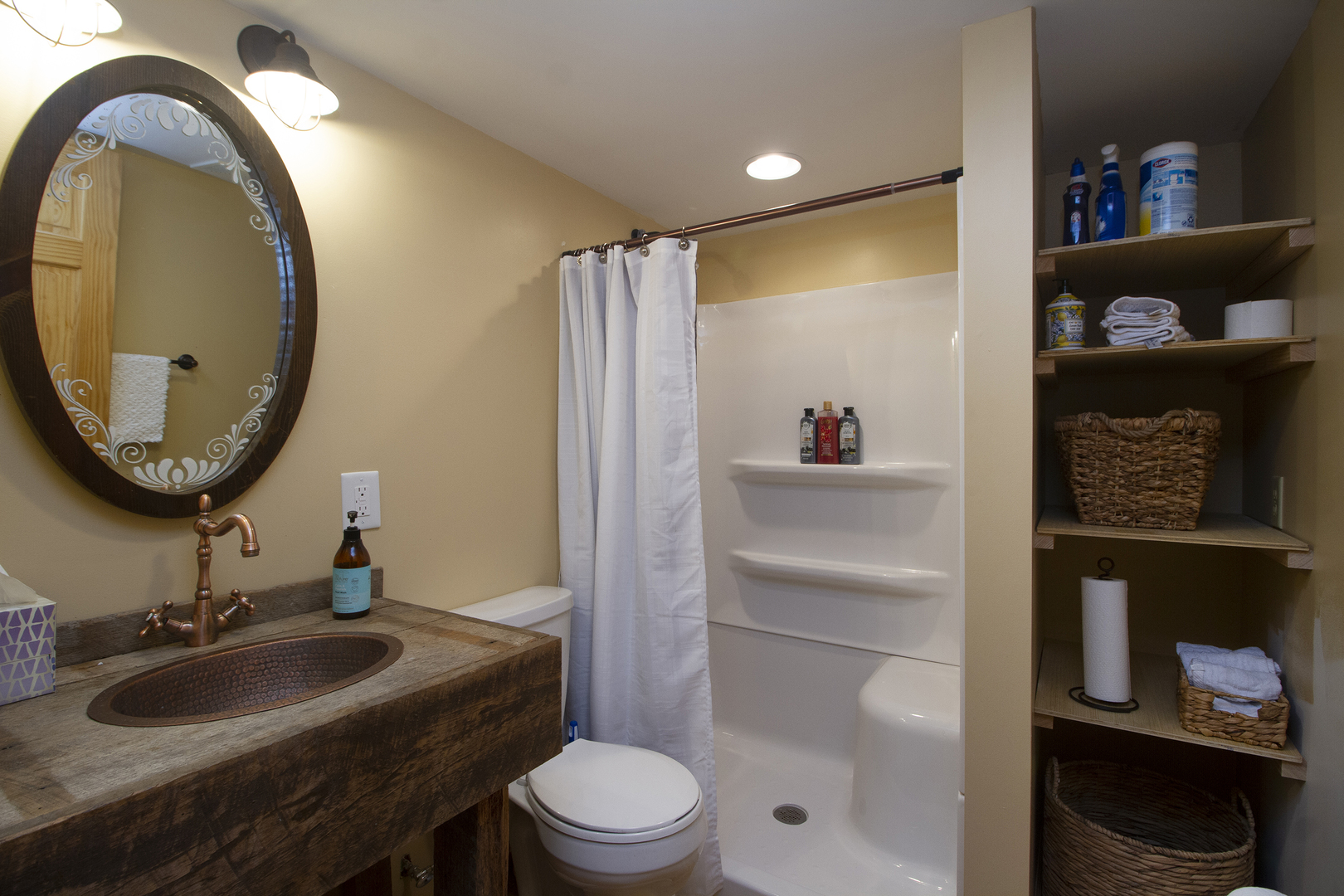 3741 East Chestnut Street Kankakee, IL 60901 - Photo 20 of 44 a bathroom with a sink a toilet and a mirror