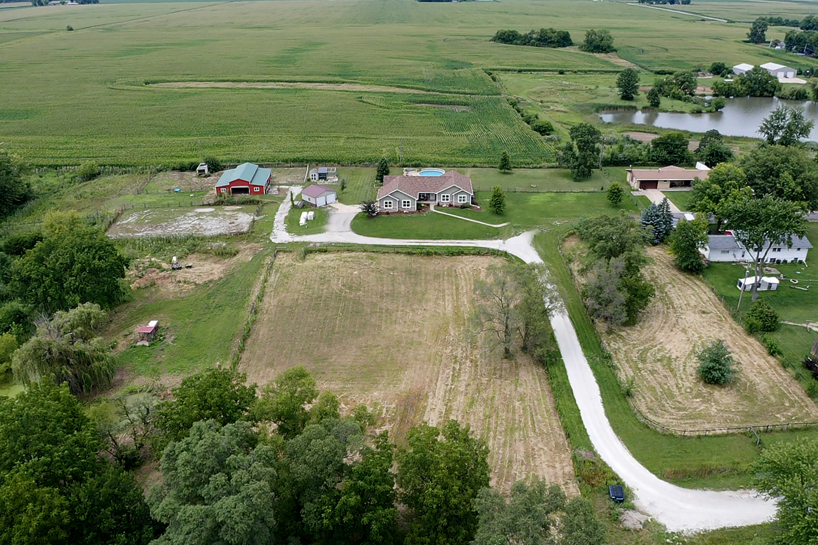 3741 East Chestnut Street Kankakee, IL 60901 - Photo 41 of 44 an aerial view of a house