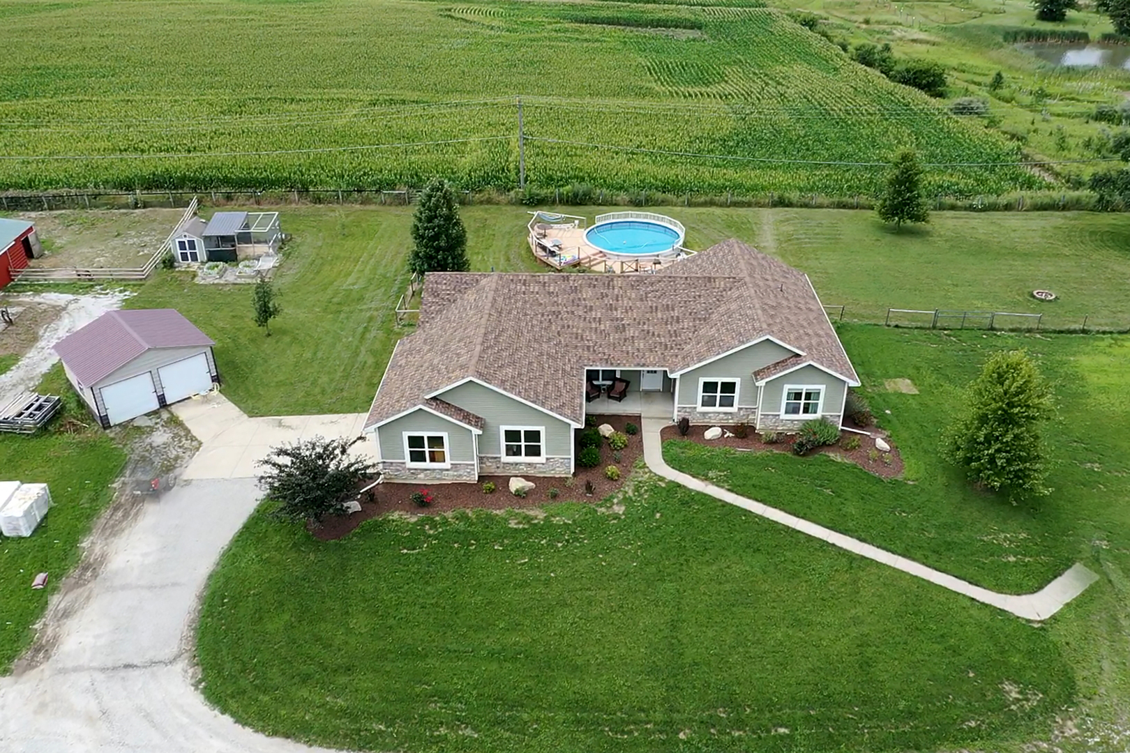 3741 East Chestnut Street Kankakee, IL 60901 - Photo 43 of 44 an aerial view of a house