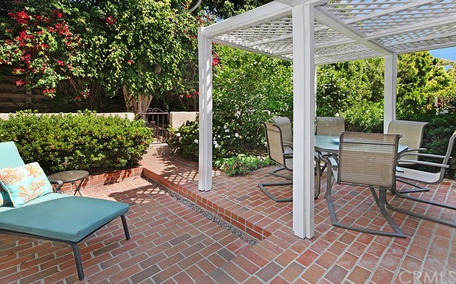 23281 Pompeii Drive, Unit 3 Dana Point, CA 92629 - Photo 13 of 19 Rear Brick Patio