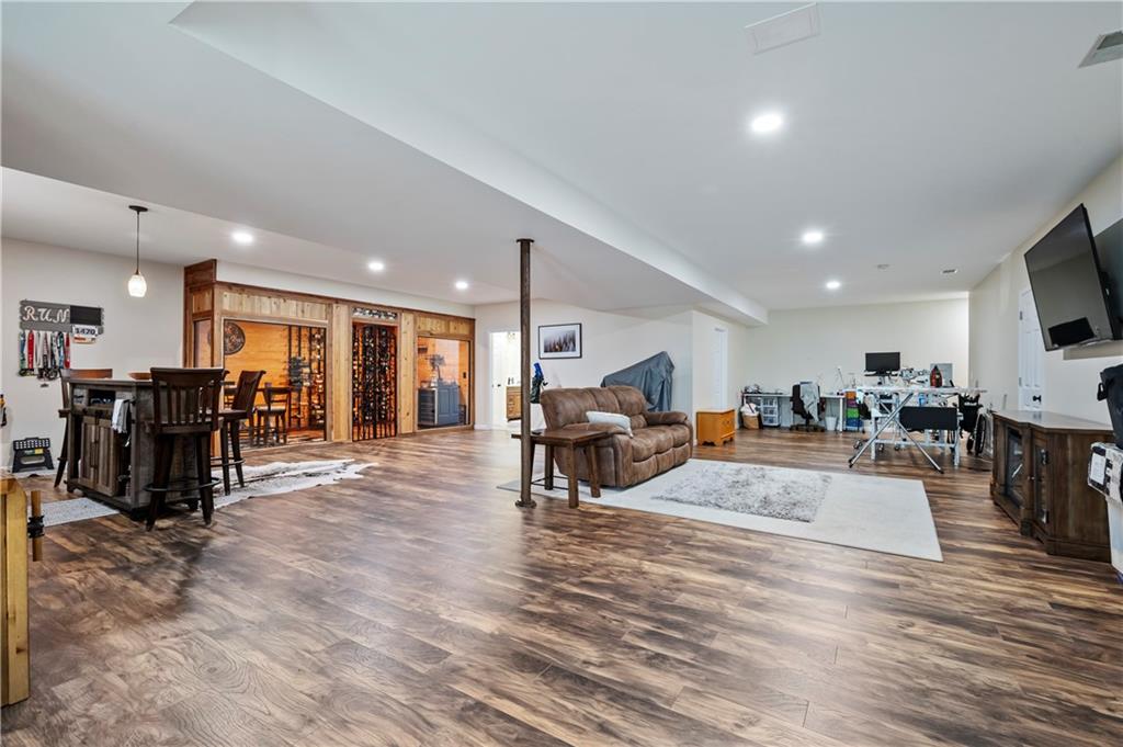 101 Quaker Ridge Court Beaver, PA 15009 - Photo 21 of 33 Incredible finished basement with bedroom, kitchenette, full bath and wine room.