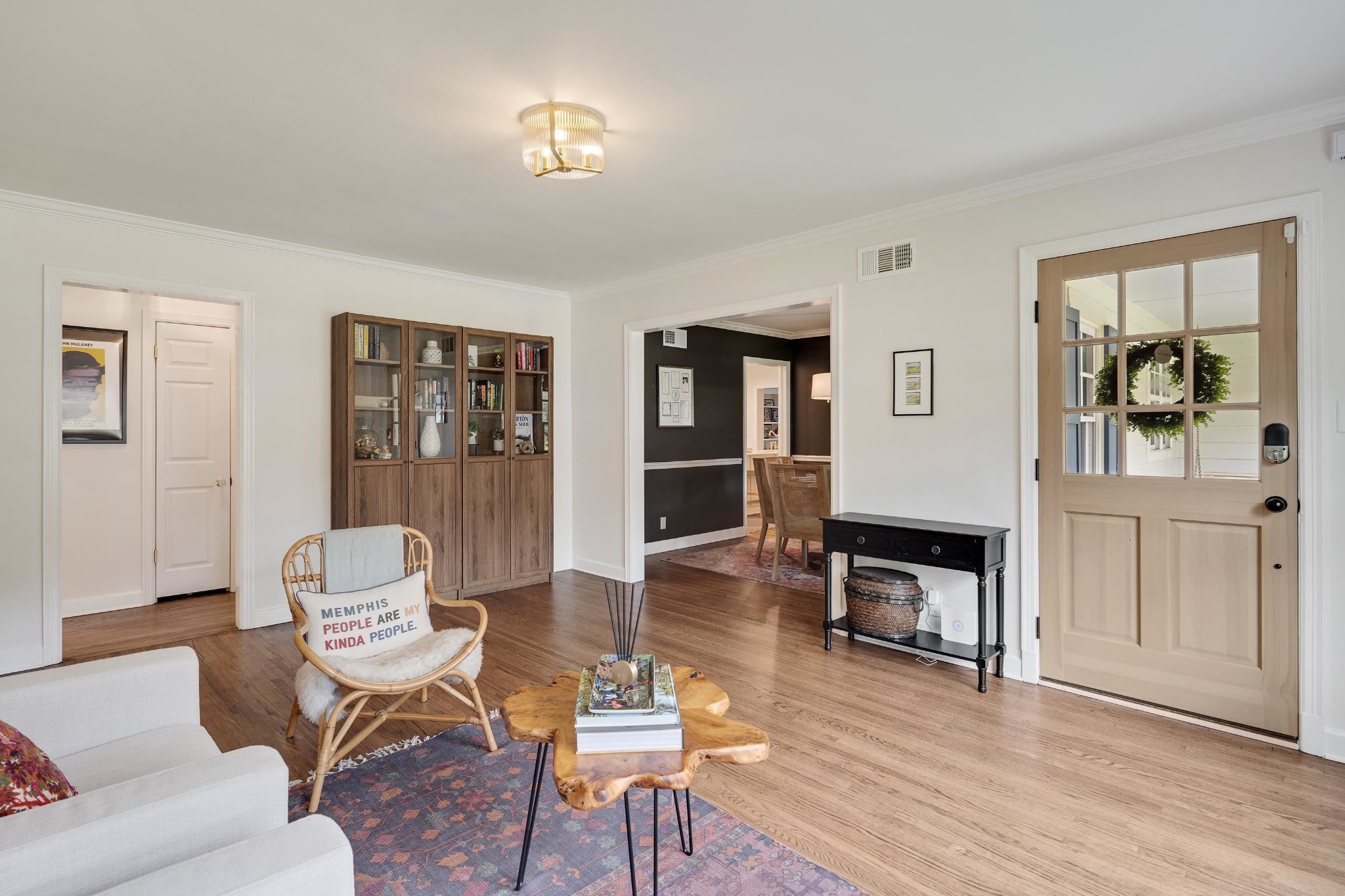 267 Barry Road Memphis, TN 38117 - Photo 6 of 40 a living room with furniture and a wooden floor