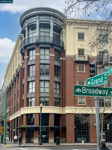 a front view of a building