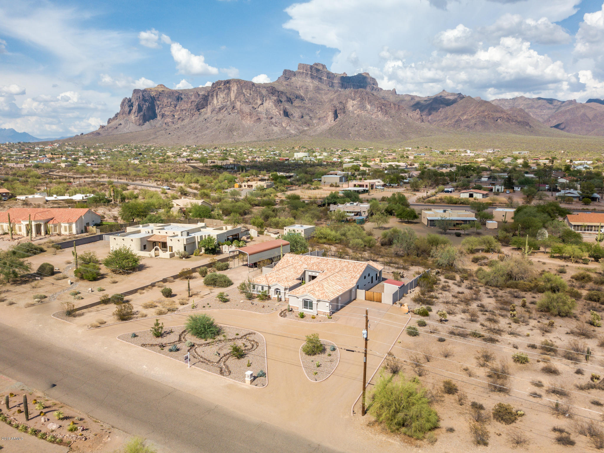 271 North Muleshoe Road Apache Junction, AZ 85119 - Photo 51 of 57 Muleshoe aerial (1 of 1)