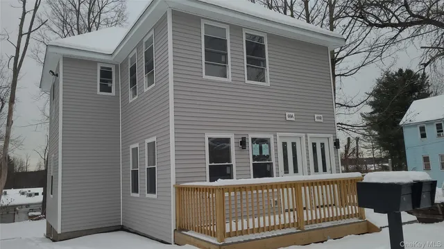a view of a house with a window