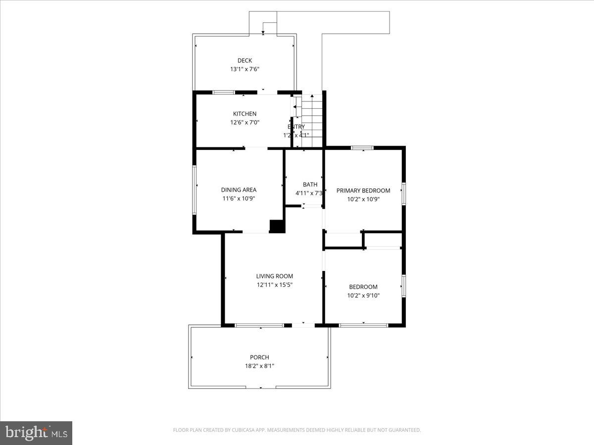 4705 Eads Street Northeast Washington, DC 20019 - Photo 16 of 16 a picture of a floor plan