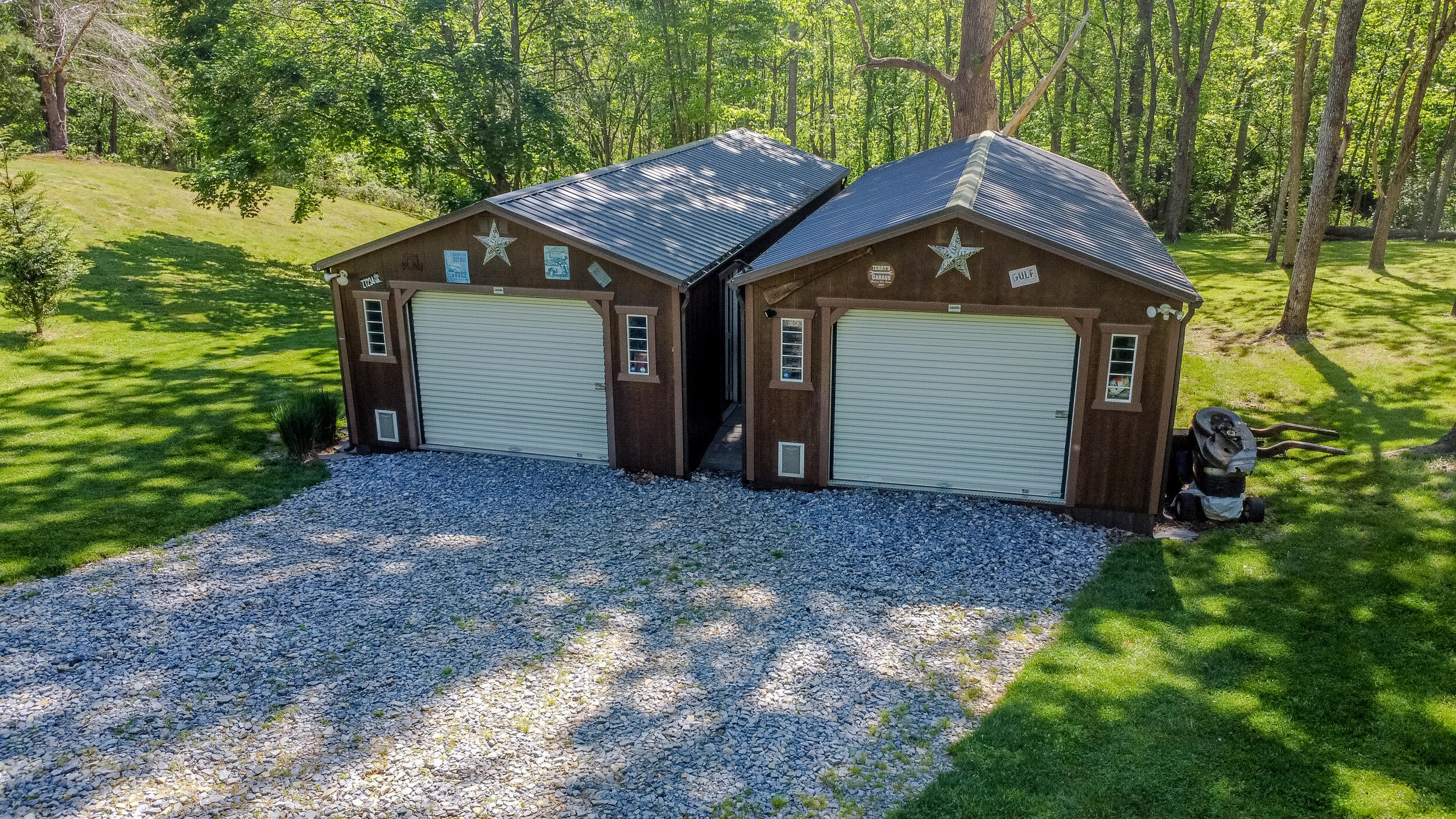 2100 Nemmo Road Vinton, VA 24179 - Photo 34 of 38 a front view of a house with a yard and garage