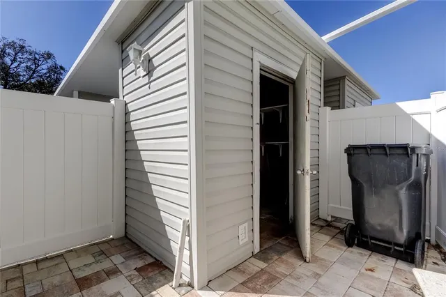 a view of a storage & utility room