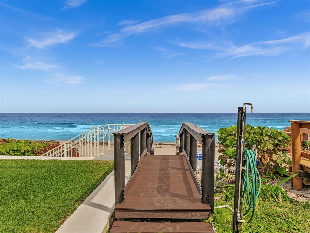 3100 South Ocean Boulevard, Unit 712 Highland Beach, FL 33487 - Photo 3 of 50 a view of a swimming pool with a patio