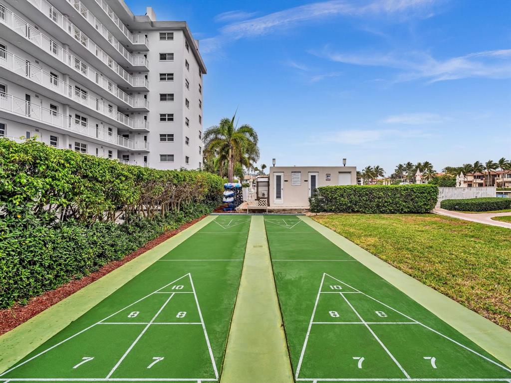 3100 South Ocean Boulevard, Unit 712 Highland Beach, FL 33487 - Photo 43 of 50 a view of a tennis court