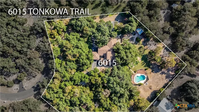 a view of a sign in a garden