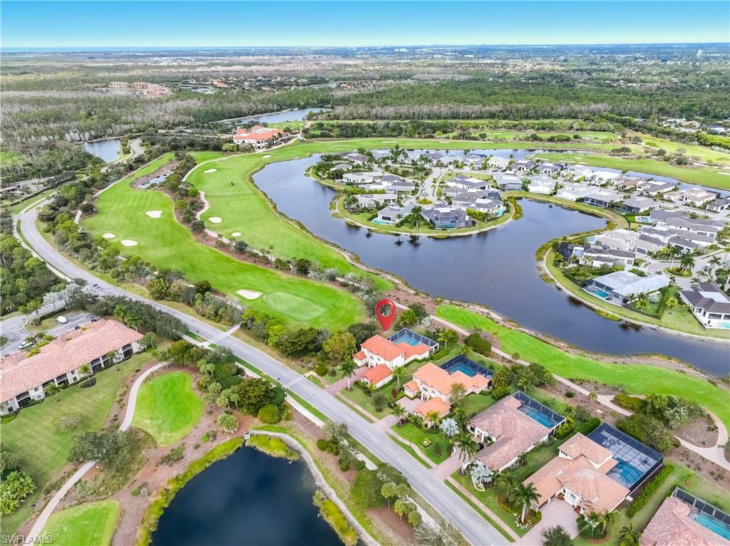 9852 Corso Bello Drive Naples, FL 34113 - Photo 49 of 50 View of property location featuring a large body of water and nearby suburban area