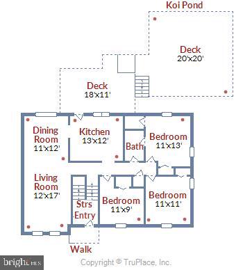 981 Shore Acres Road Arnold, MD 21012 - Photo 44 of 45 Main Level Floorplan