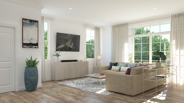 1761 Winnetka Road Northfield, IL 60093 - Photo 5 of 6 a living room with furniture tv and a window
