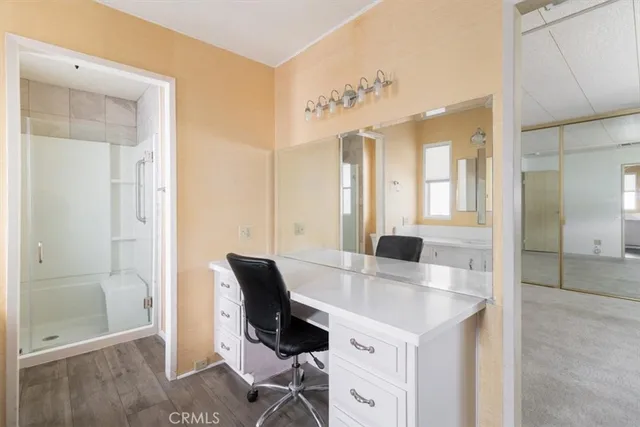 a backyard of a house