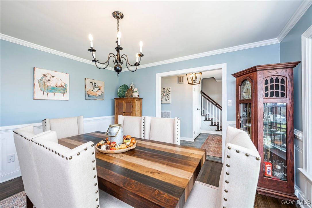 3830 Leabough Road Goochland, VA 23063 - Photo 18 of 47 Formal dining room with view to entry/foyer