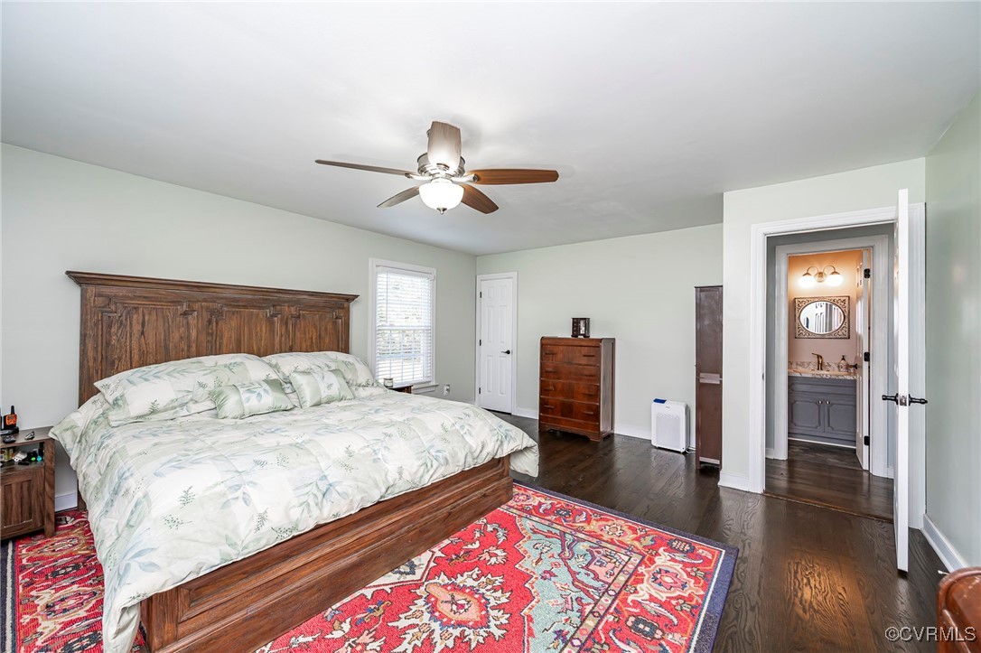 3830 Leabough Road Goochland, VA 23063 - Photo 22 of 47 Primary bedroom with view to hallway and half bath