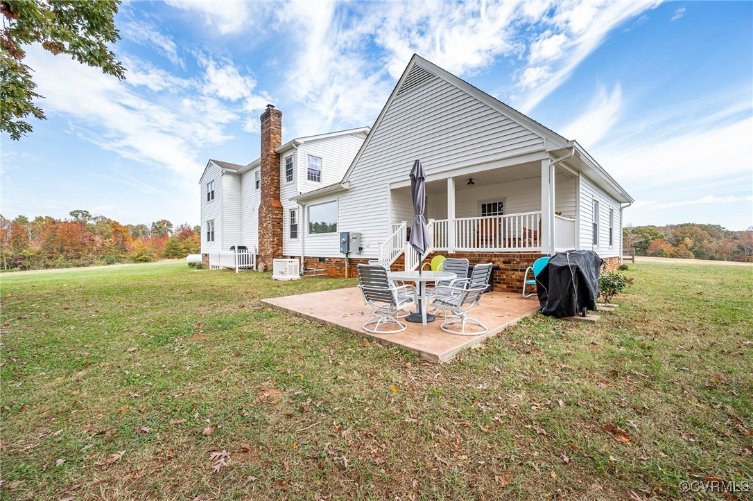 3830 Leabough Road Goochland, VA 23063 - Photo 35 of 47 Exterior view rear of home and patio