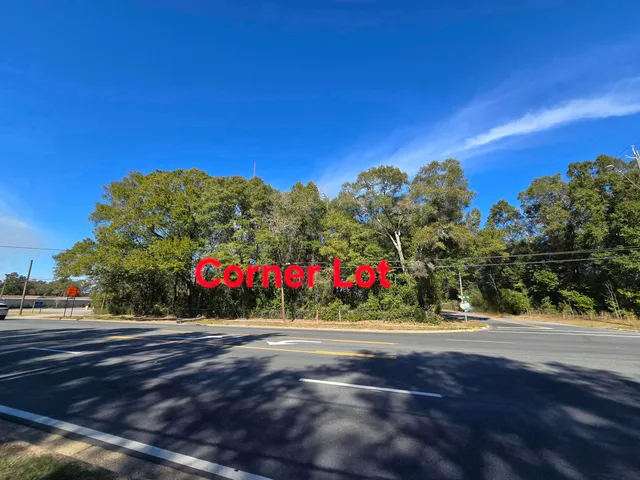a view of street and sign board