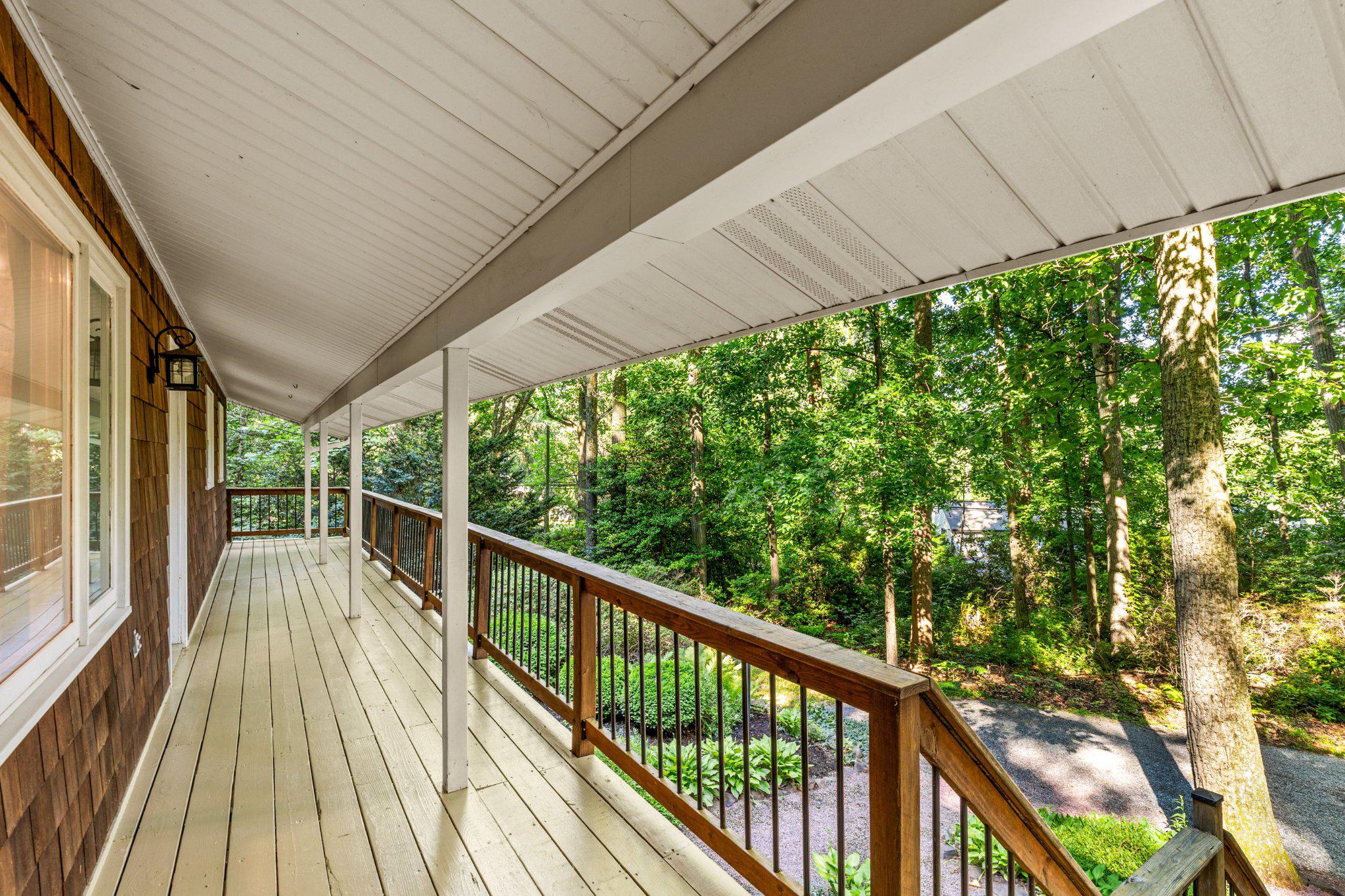 2835 Pinch Road Manheim, PA 17545 - Photo 7 of 33 Freshly Painted Deck - Ready for Your Porch Swing!