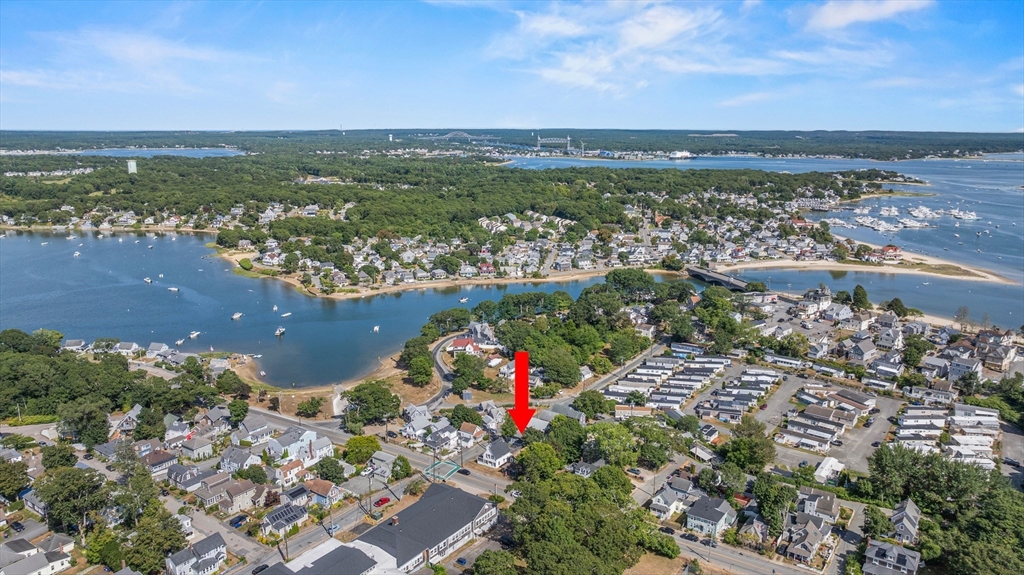 25 Union Avenue Wareham, MA 02558 - Photo 29 of 32 an aerial view of city and lake