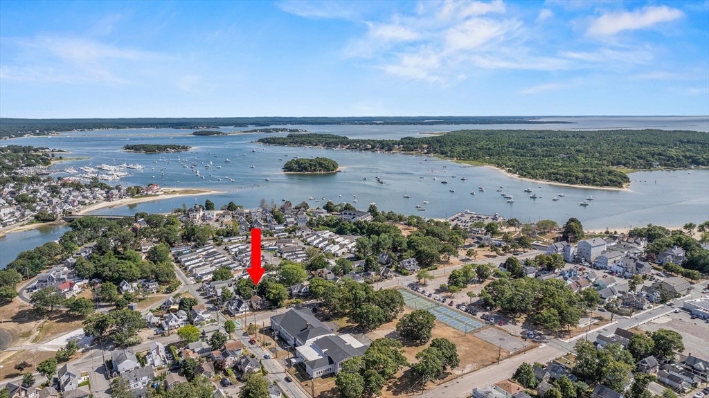 25 Union Avenue Wareham, MA 02558 - Photo 30 of 32 an aerial view of beach and yard