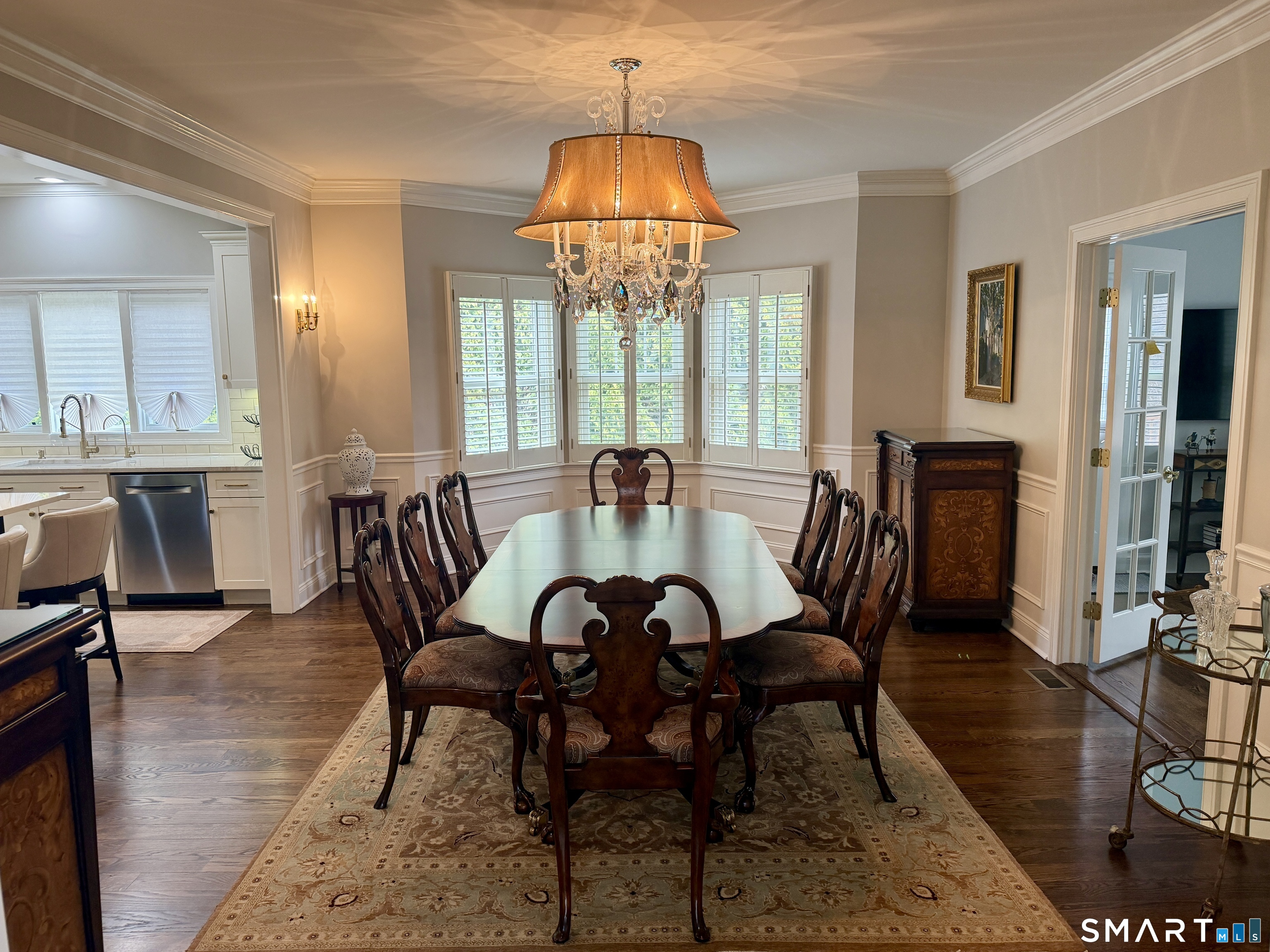 6 Winding Way, Unit 6 Trumbull, CT 06611 - Photo 8 of 37 a dining room with furniture window and wooden floor